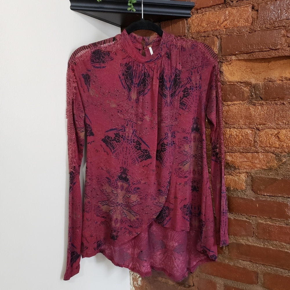 Free People Long Sleeve Blouse